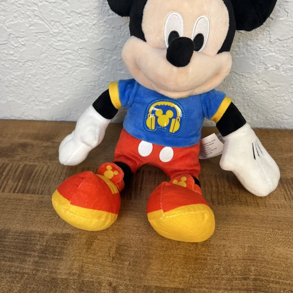 Disney‎ Singing Mickey Mouse Plush Talking Stuffed Toy Hot Diggity Dog & Donald